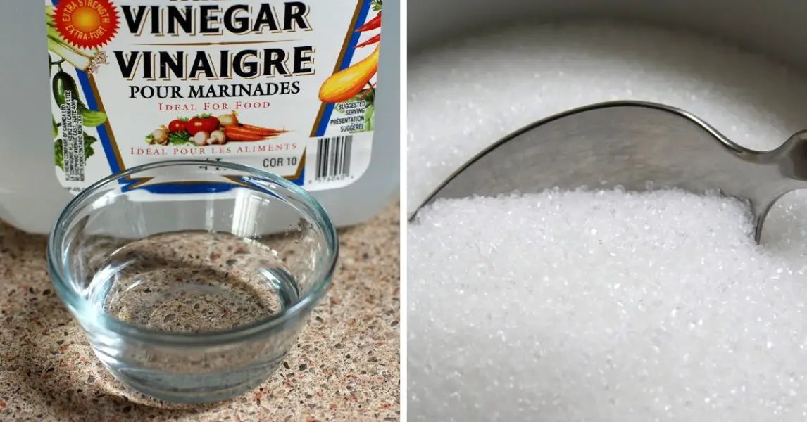 El vinagre con azúcar es bueno para limpiar la casa y las telas