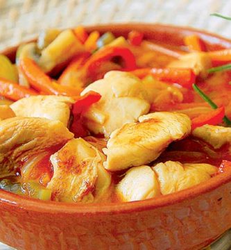 receta de cazuela de pollo