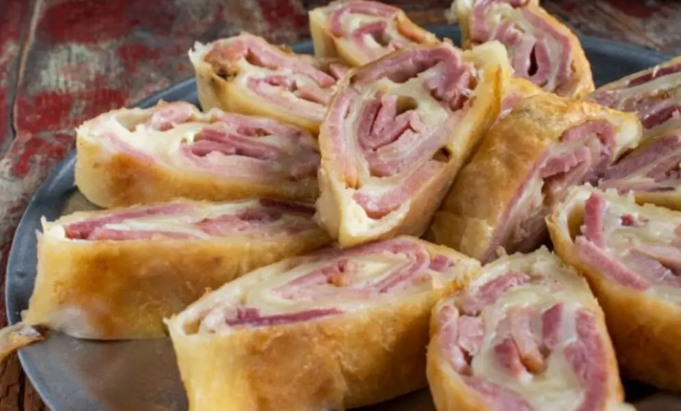 Qué hago para cenar: Rollitos de Jamón y queso