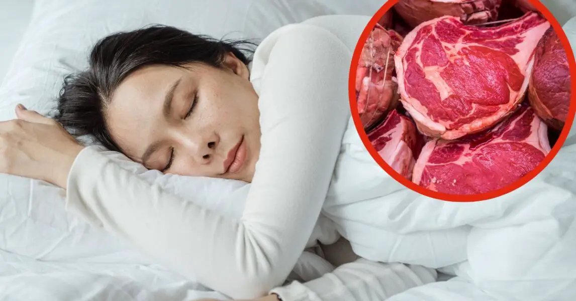 ¿Qué significa soñar con carne cruda roja?