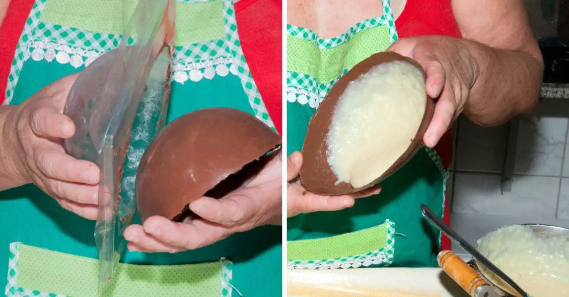 Que chocolate se usa para hacer huevos de pascua