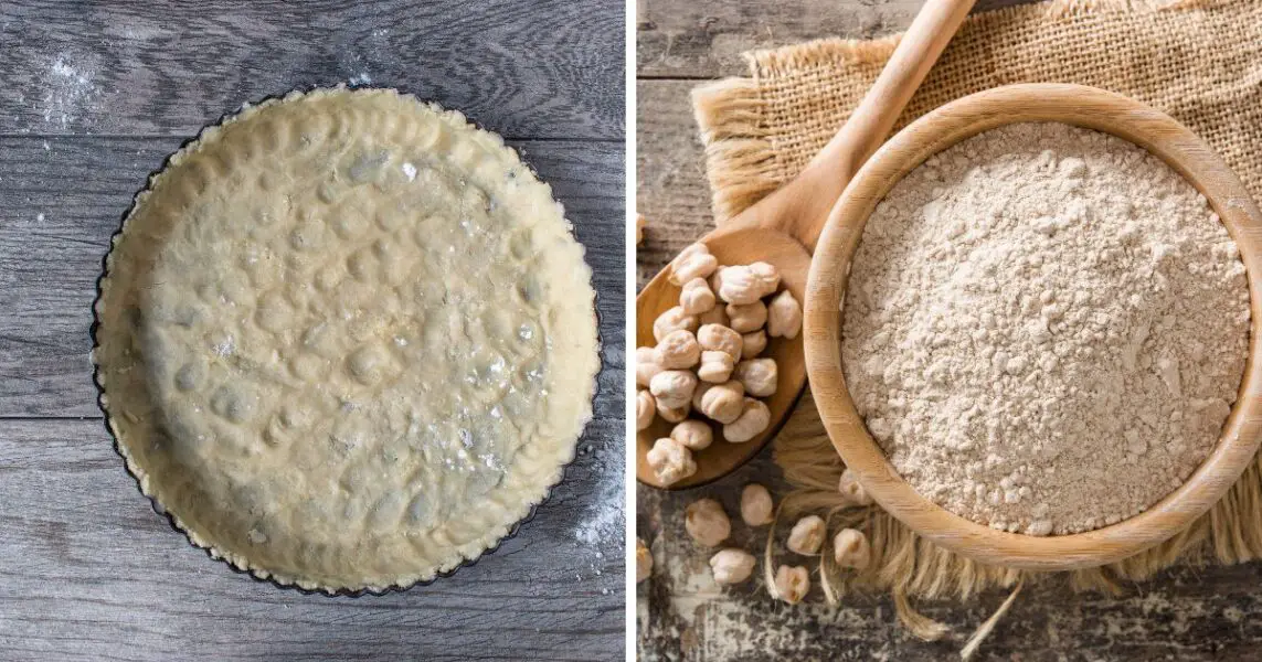 Masa de tarta con harina de garbanzo: ¡Una opción saludable y llena de sabor!