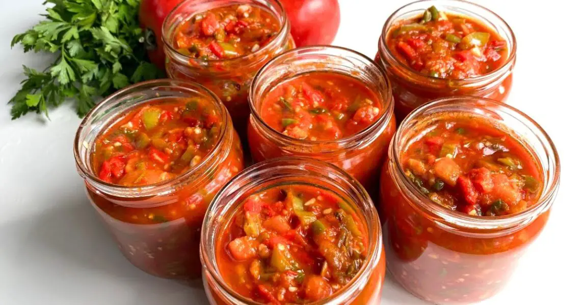 Exquisita receta de salsa de la abuela para conservar