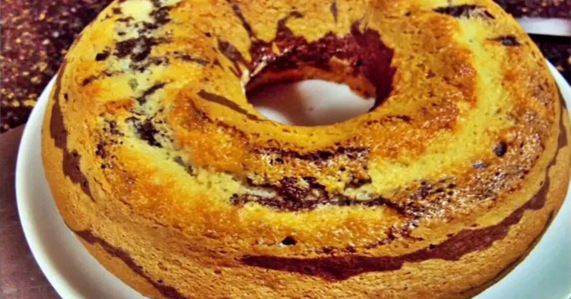 Pastel marmolado de café muy lindo y con un maravilloso sabor a café