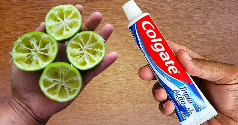 La mezcla de limón y pasta dental es buenísima: ¡Aquí lo que puedes