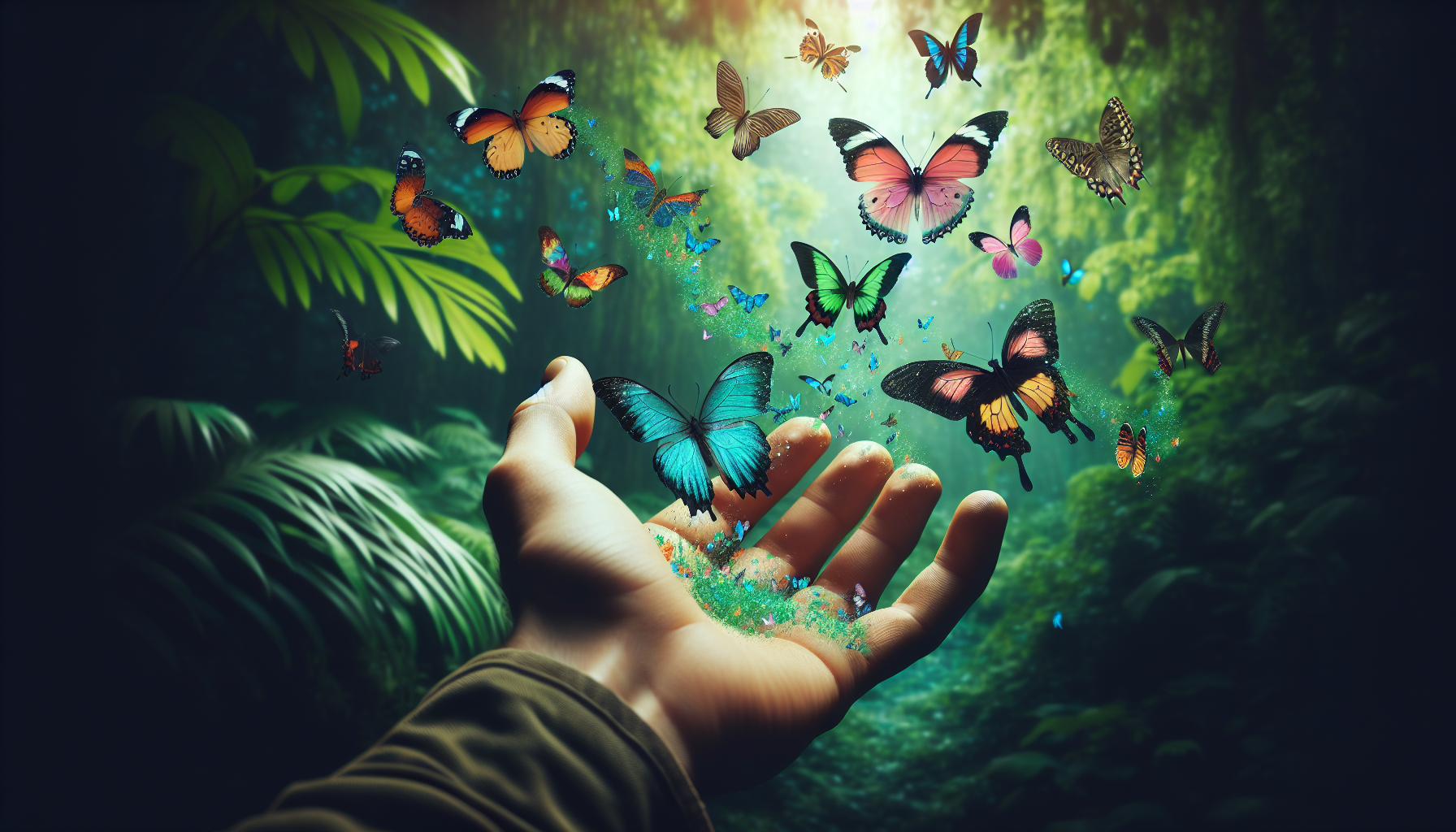 Qué significa cuando se te posa una mariposa