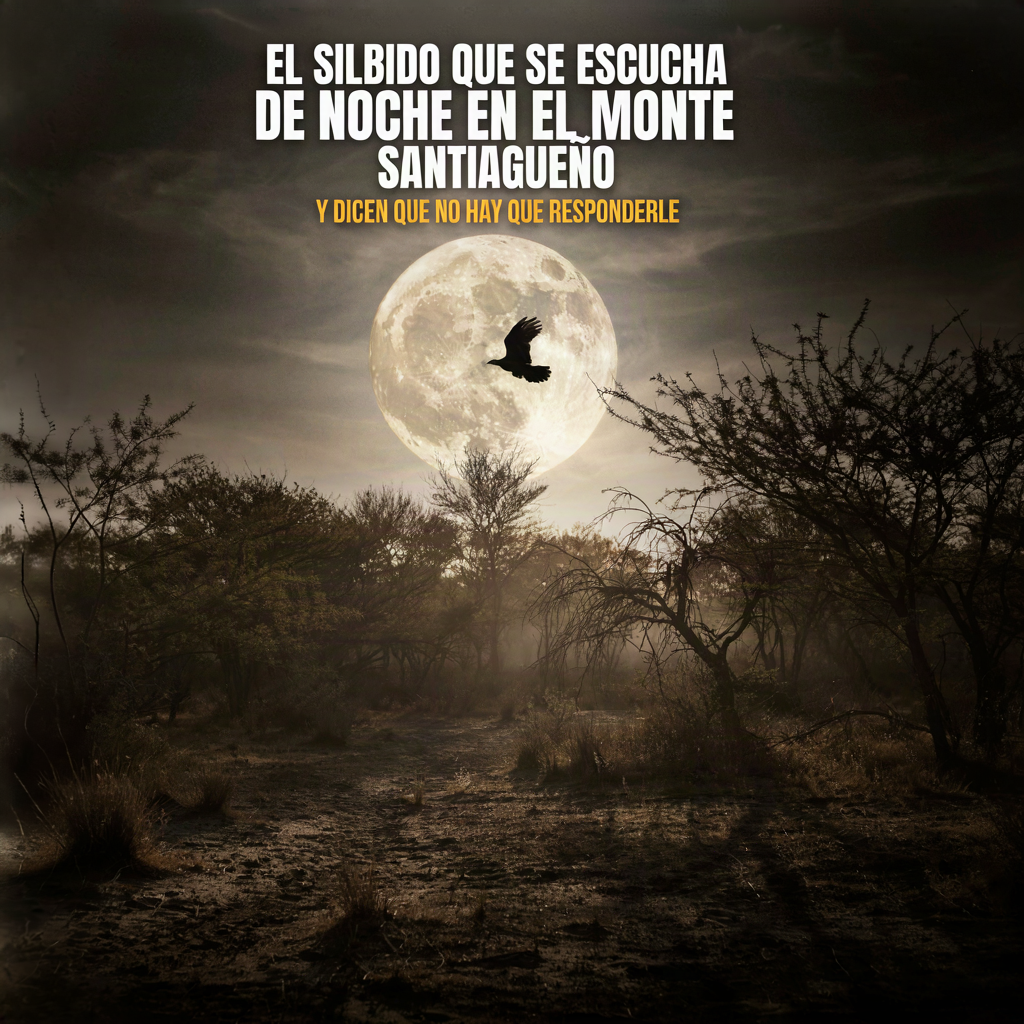 El silbido que se escucha de noche en el monte santiagueño