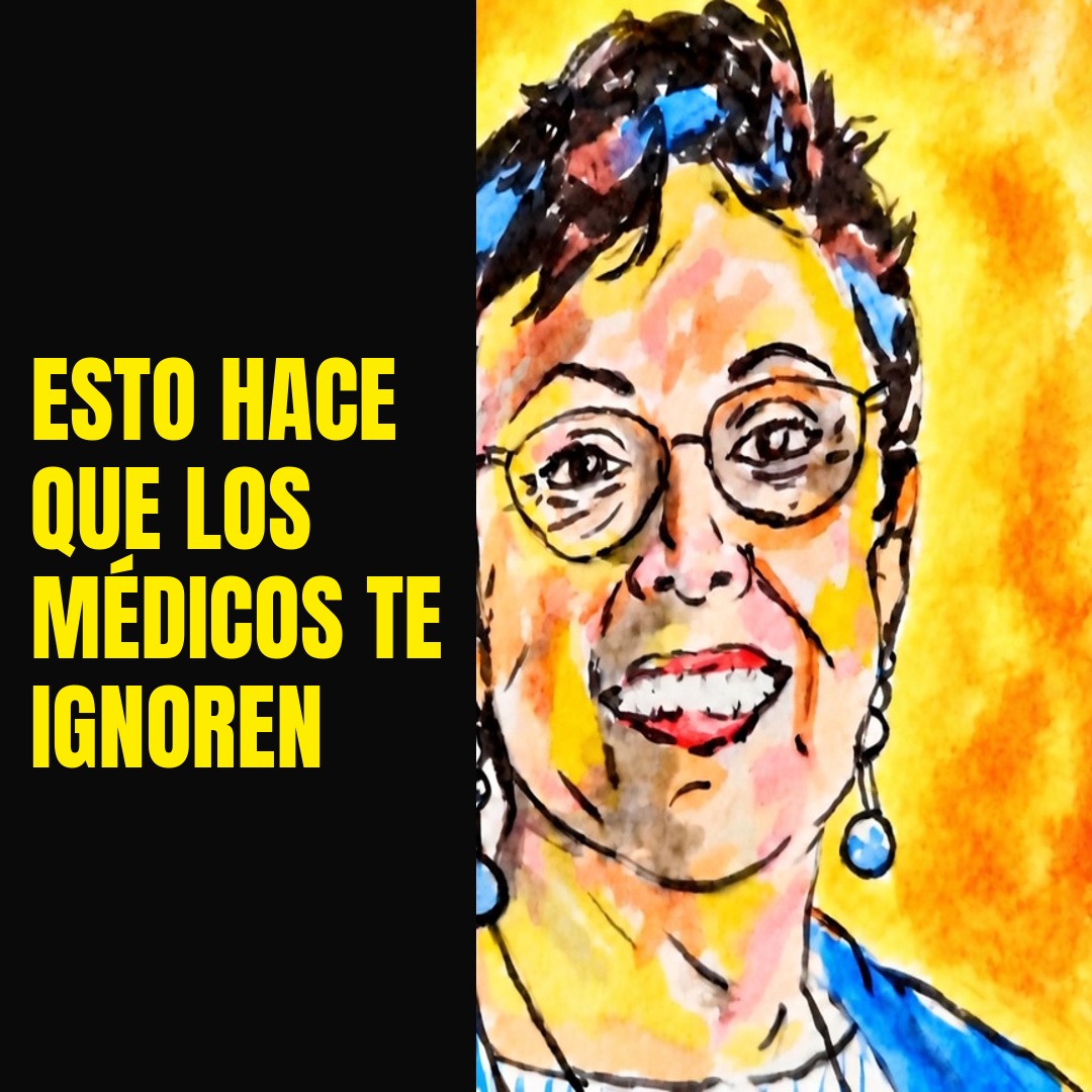 Persona mayor conversando con su médico durante una consulta