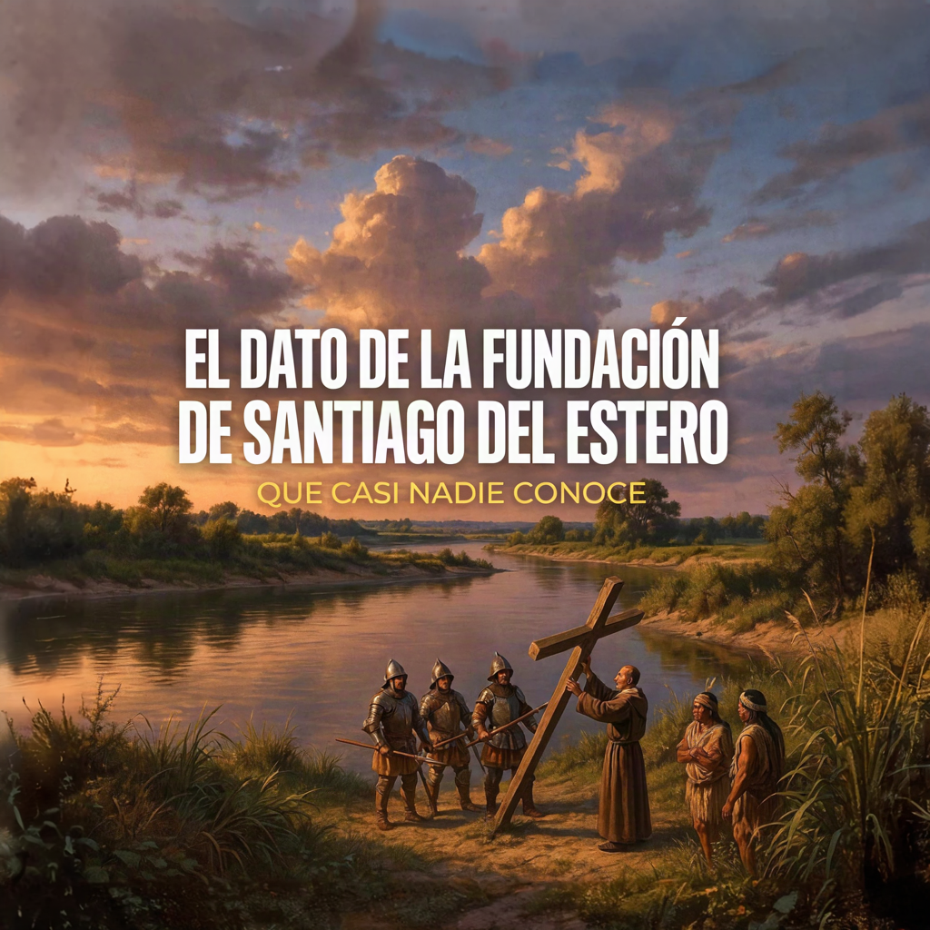 El dato de la fundación de Santiago del Estero que casi nadie conoce