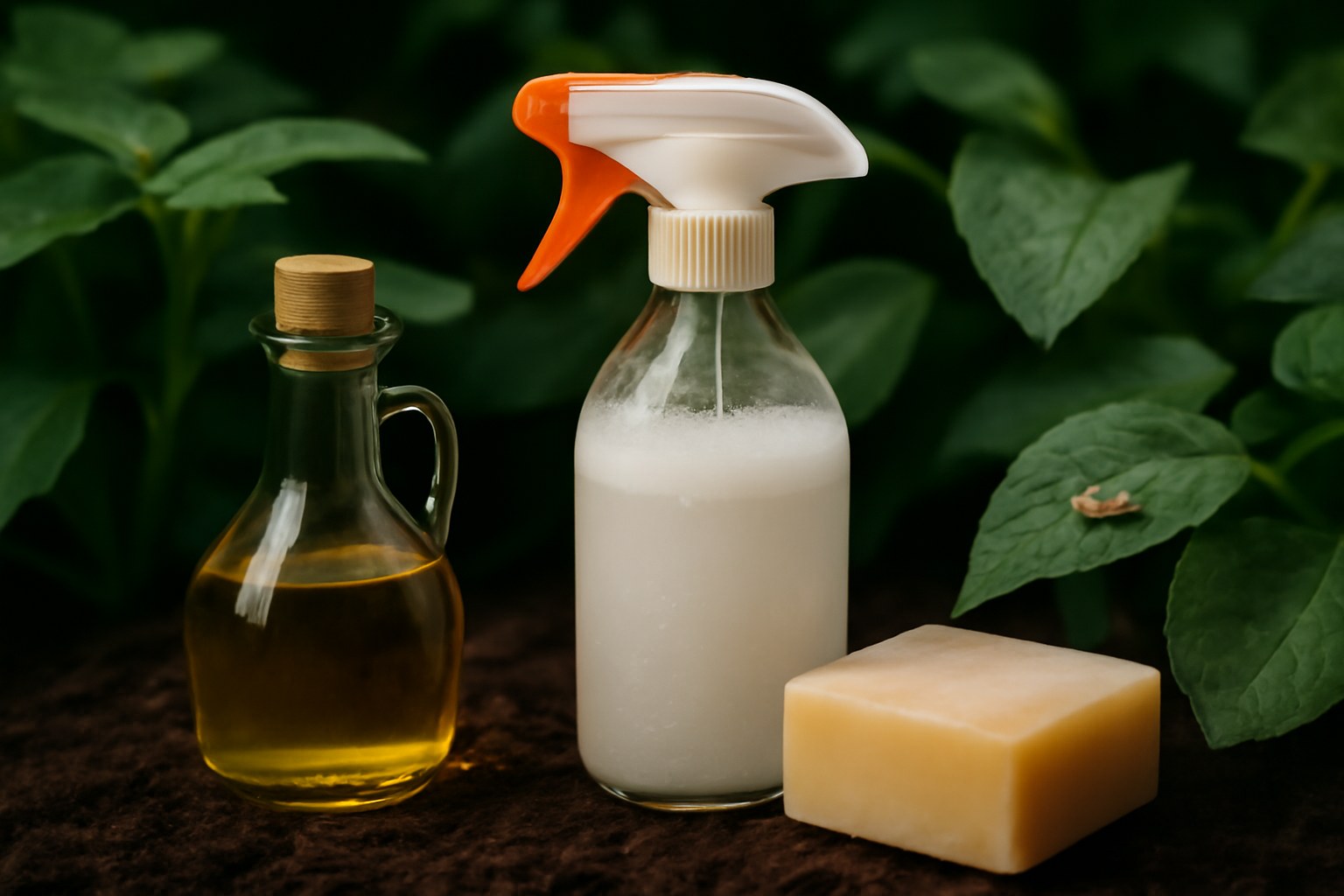 Insecticida orgánico casero con vinagre, jabón y aceite: receta efectiva contra plagas en plantas