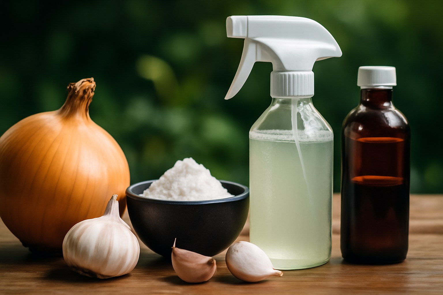 Insecticida y fungicida casero con cebolla, ajo, bicarbonato y agua oxigenada: cómo prepararlo paso a paso
