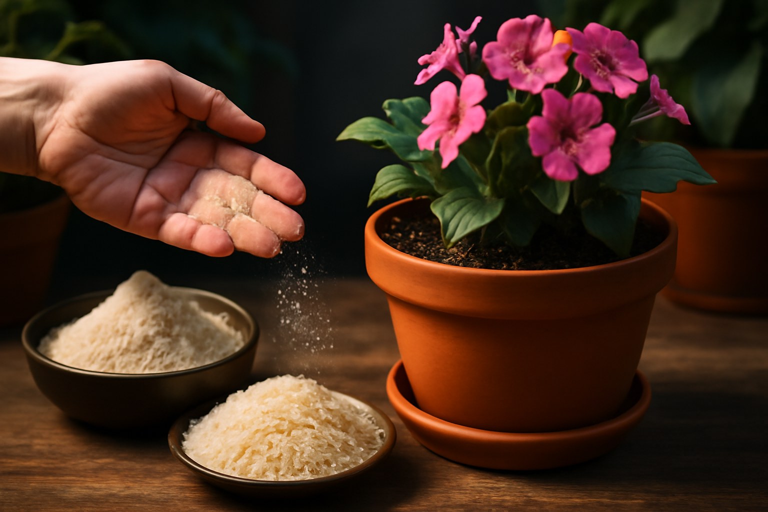 Abono casero con harina de huesos y arroz: la receta orgánica para estimular la floración en macetas