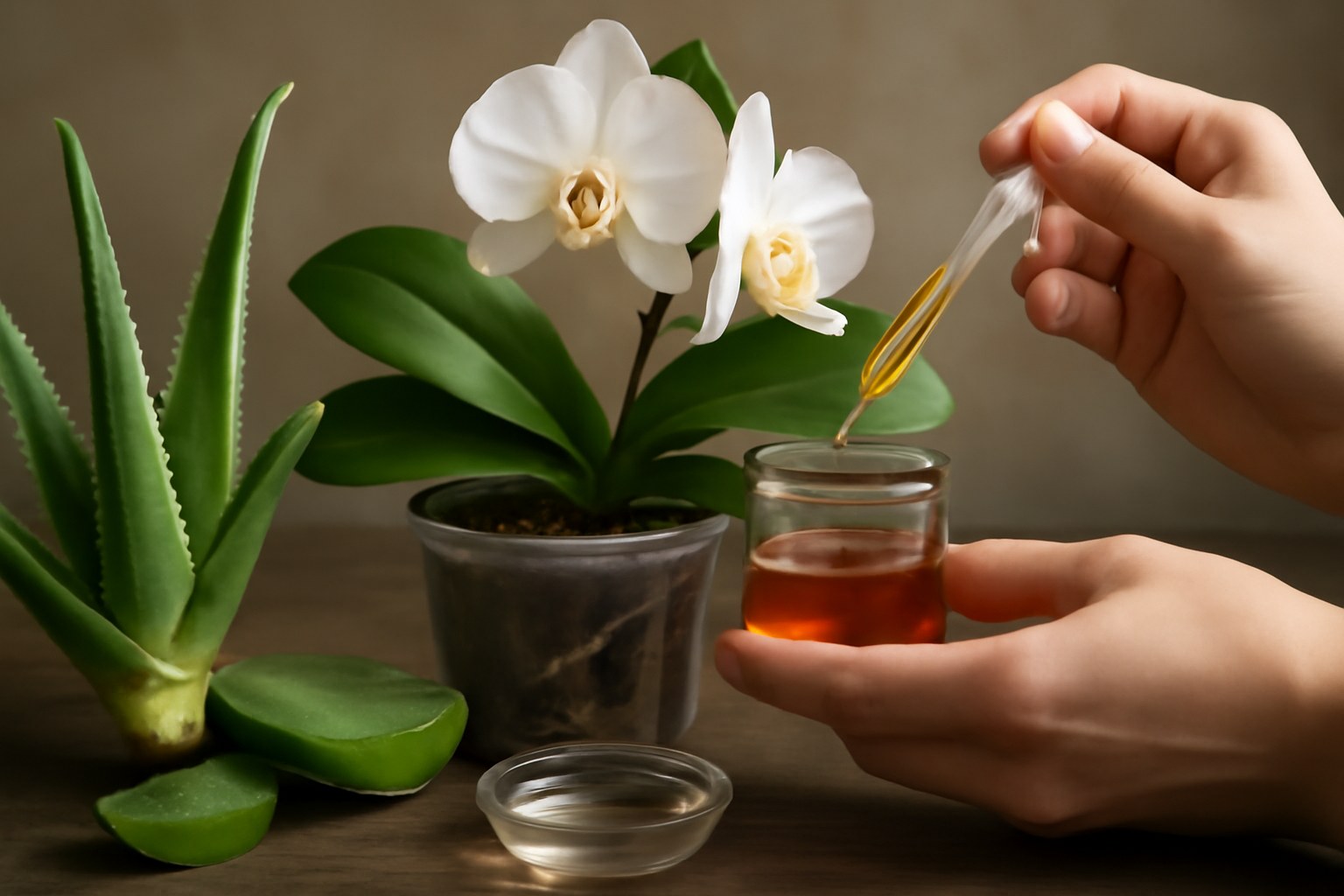 Aloe vera y vitamina B1 para orquídeas: cómo preparar la solución casera que revitaliza hojas y raíces en 30 días