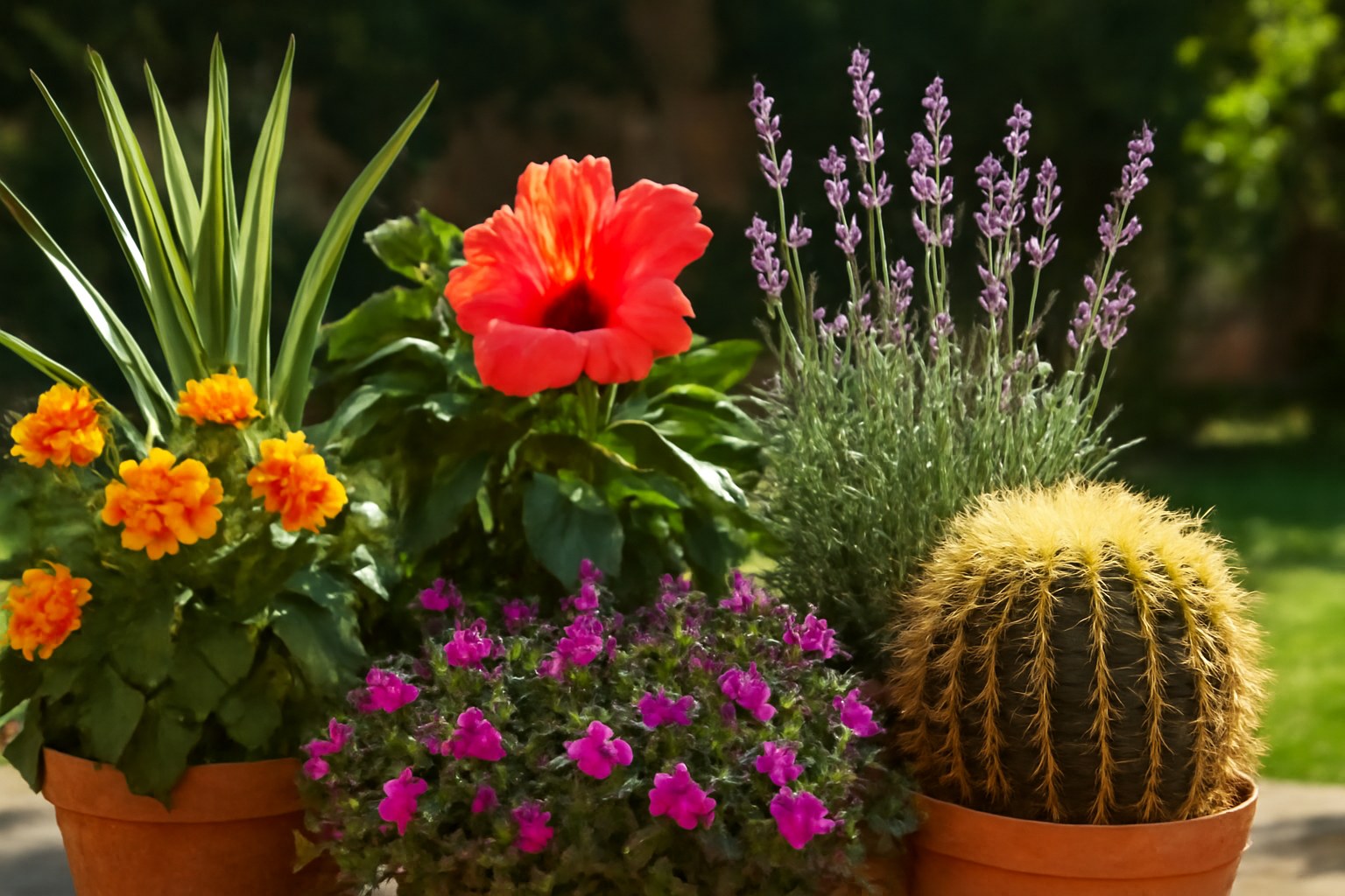Cinco plantas de exterior resistentes al sol y al calor: cuidados y características