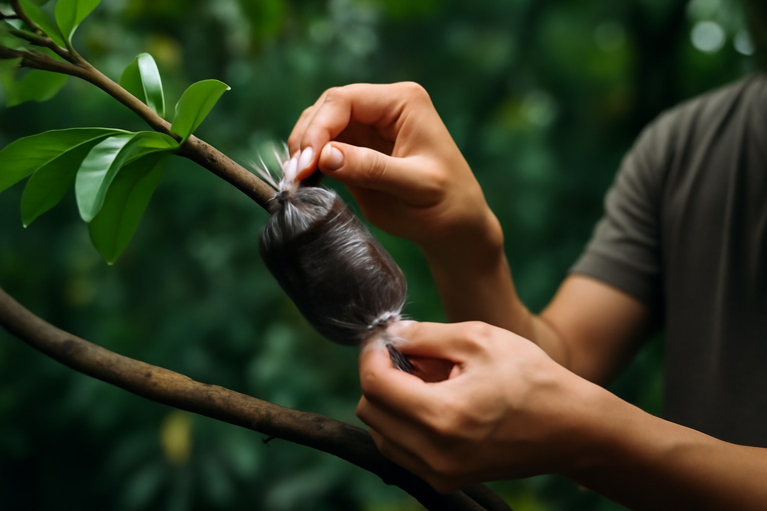 Método filipino de acodo aéreo: cómo obtener raíces en una rama sin cortarla