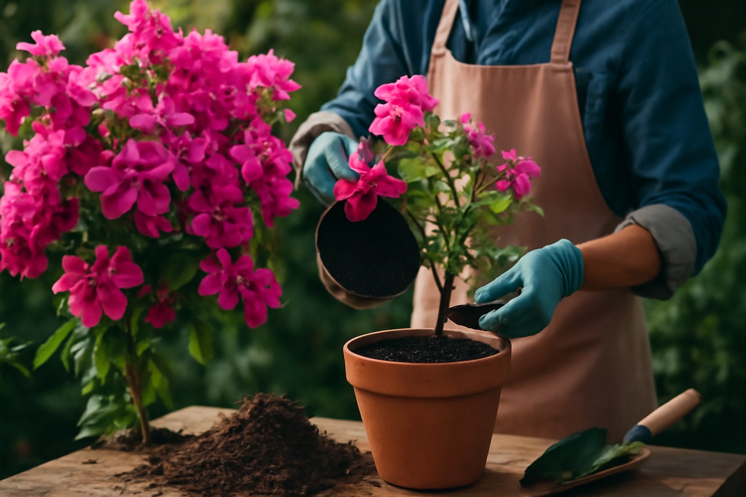 Novedades en el jardín: florecimiento, abonos y trasplante de buganvilia paso a paso